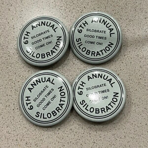Set of 4 magnolia Silobration Pins